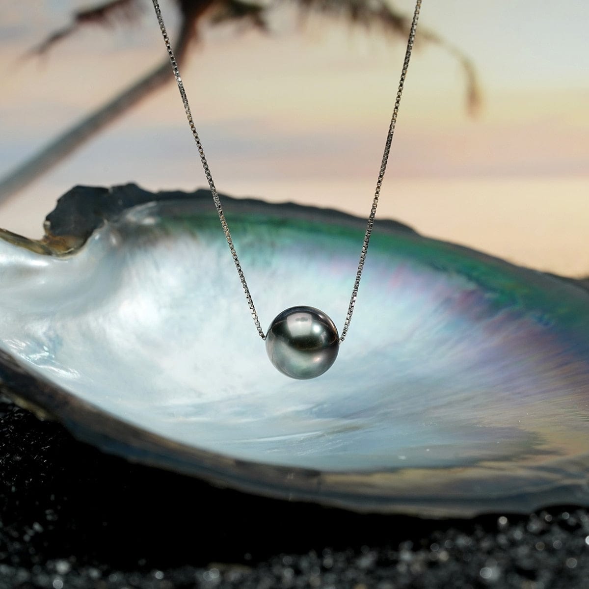 Pendentif Perle de Tahiti – Argent 925 AAA – Nacréa Tahiti