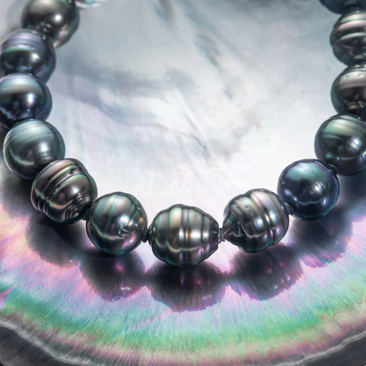Bracelet en Perles de Tahiti – 9–10 mm Argent 925 – Nacréa Tahiti