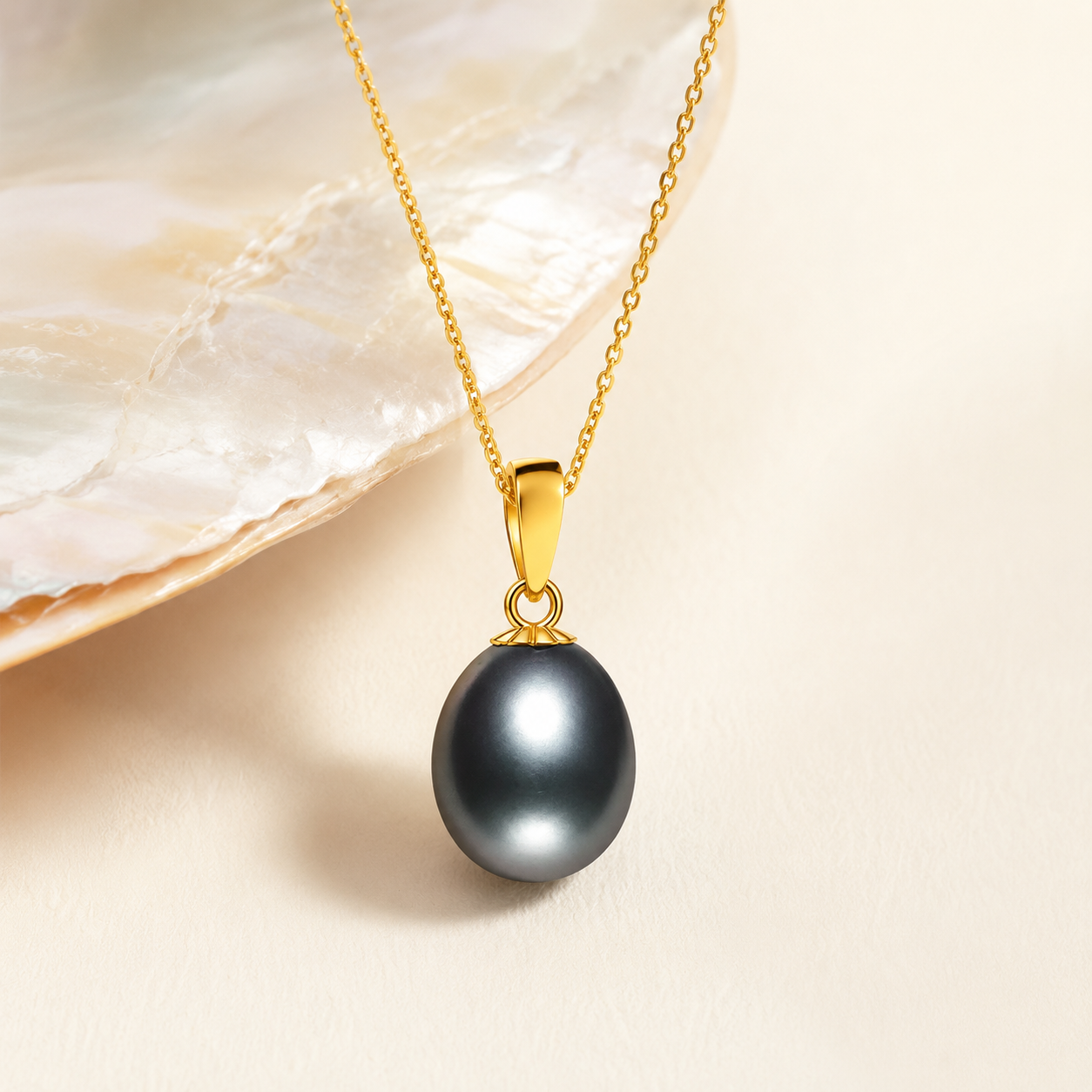 Collier Pendentif Perle de Tahiti – Or 18K