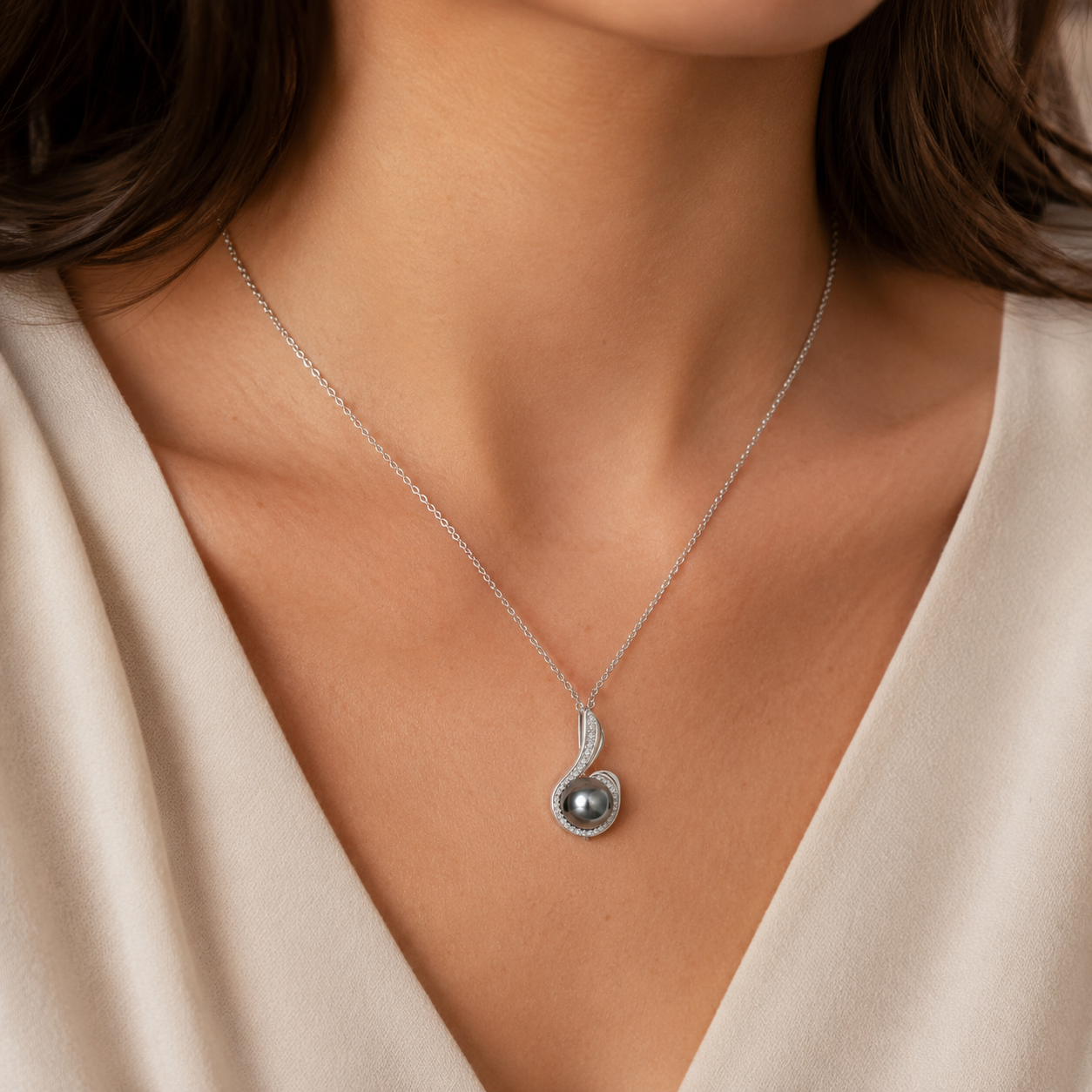 Parure Perle de Tahiti – Argent 925