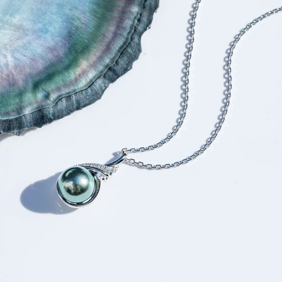 Collier avec Perle de Tahiti – Argent – Nacréa Tahiti