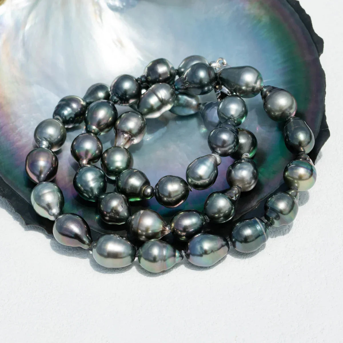 Collier en Perle de Tahiti – 10–11 mm Argent – Nacréa Tahiti