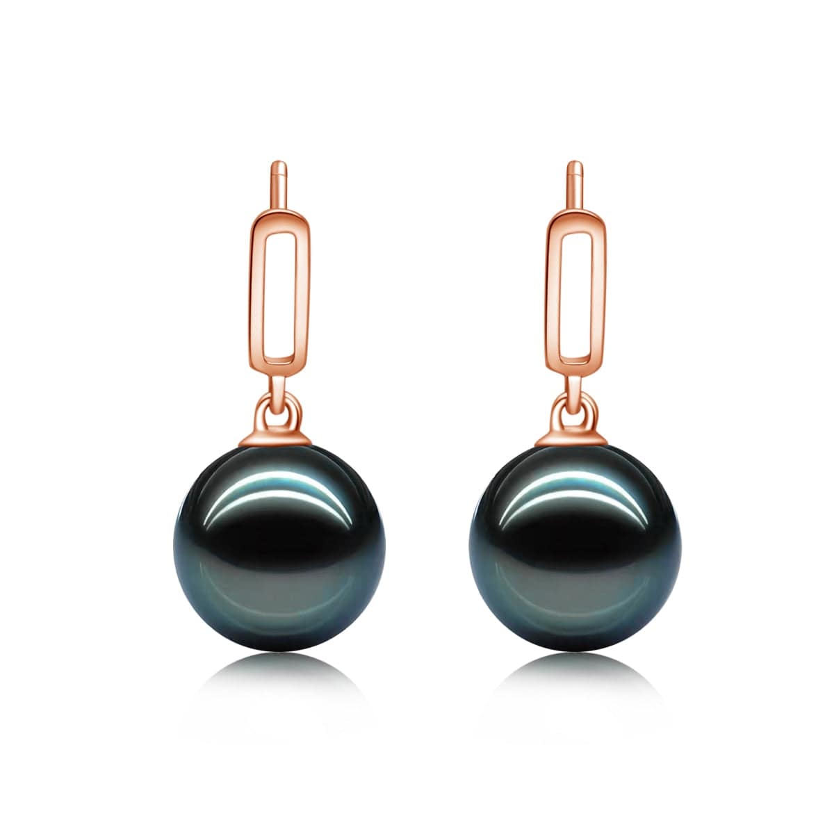 Perle de Tahiti Boucles D'Oreille – 8–9 mm Or 18K – Nacréa Tahiti
