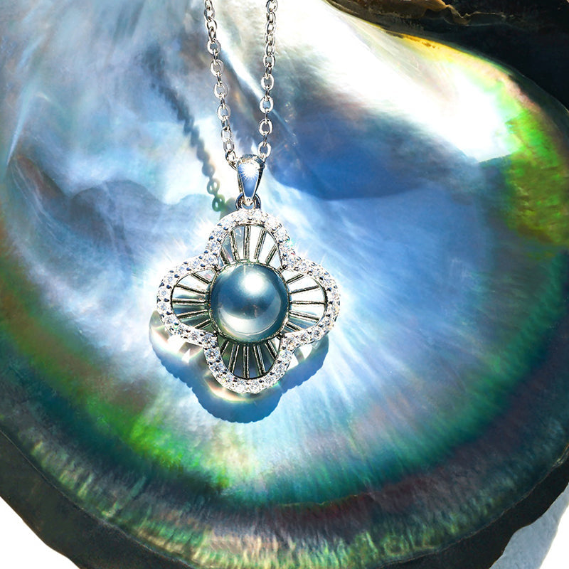 Pendentif Perle de Tahiti – 9–10 mm Argent 925 – Nacréa Tahiti
