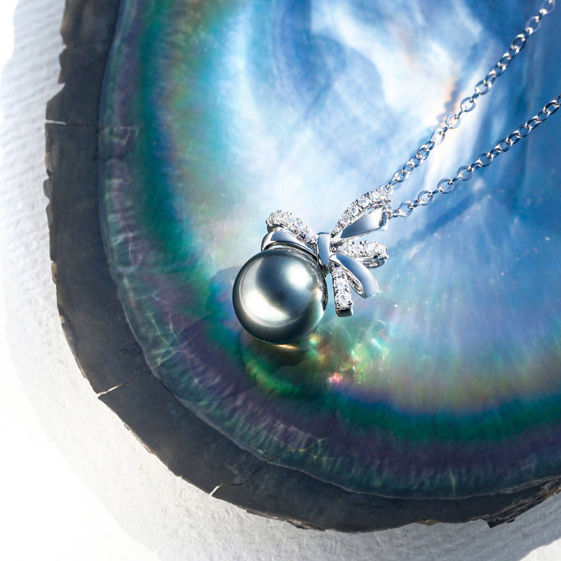 Pendentif Perle de Tahiti – 10–11 mm Argent 925 – Nacréa Tahiti