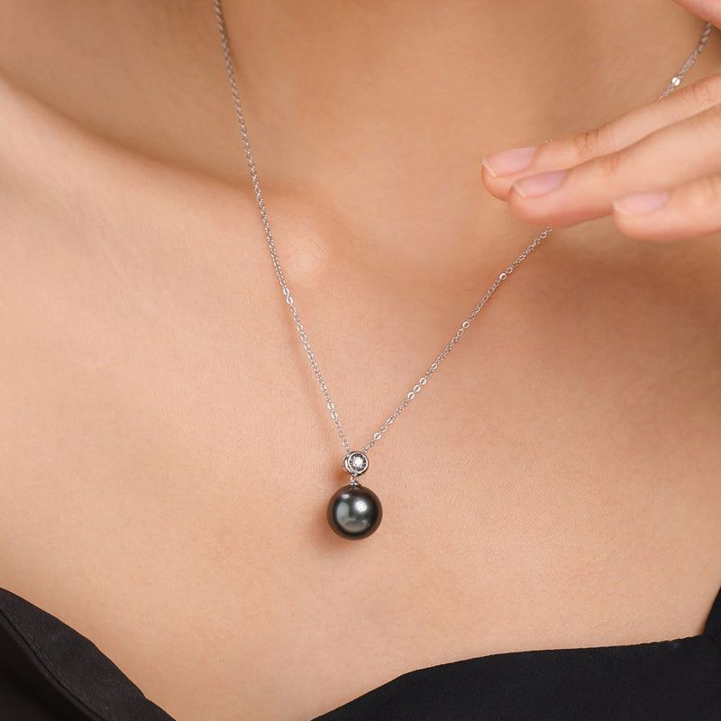 Pendentif Perle de Tahiti Or – 10–11 mm Or 18K – Nacréa Tahiti