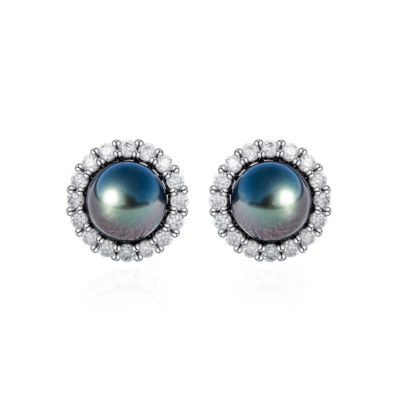 Boucles d'oreilles Perle de Tahiti – 9–10 mm Argent 925 9–10 mm 3 – Nacréa Tahiti