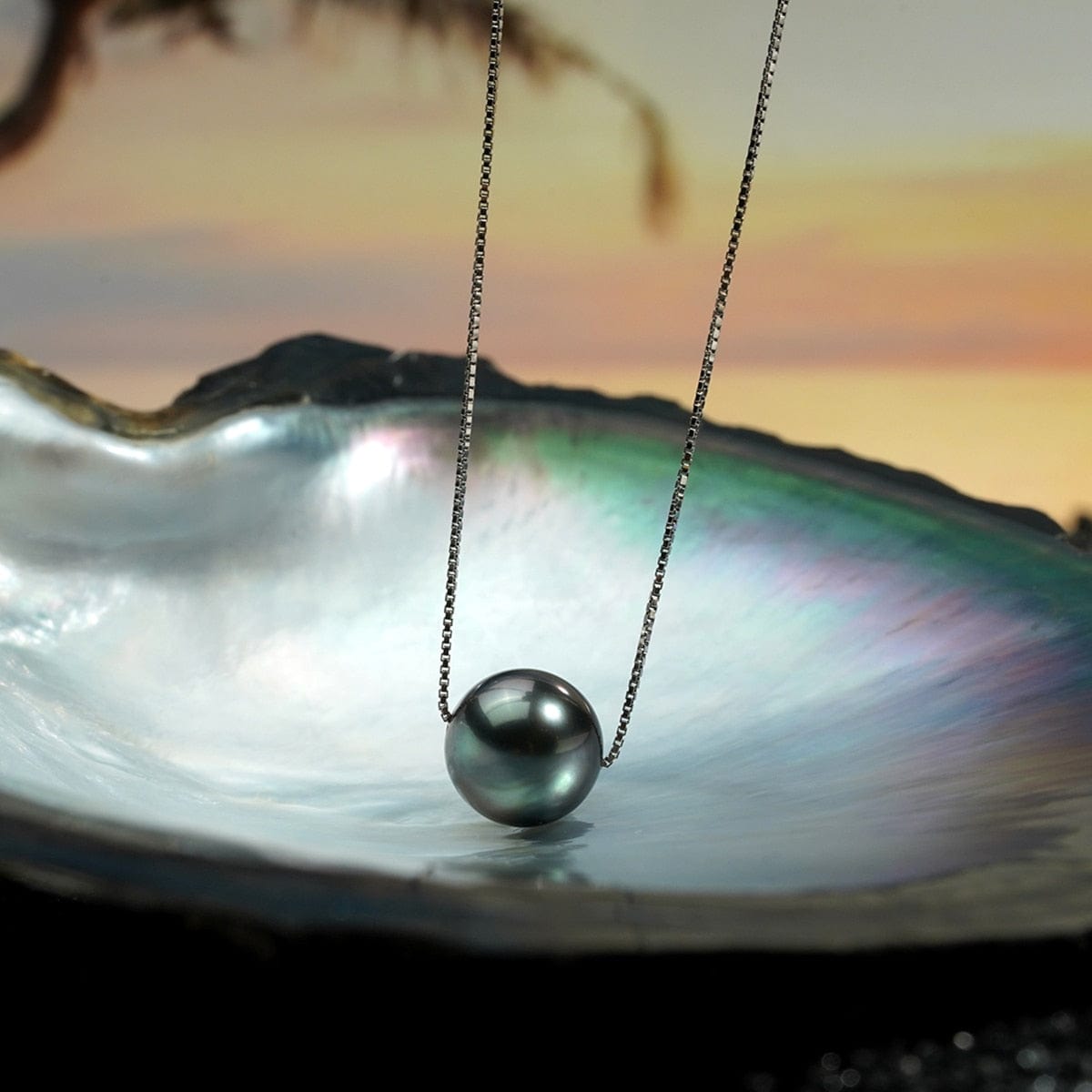 Pendentif Perle de Tahiti – Argent 925 AAA – Nacréa Tahiti