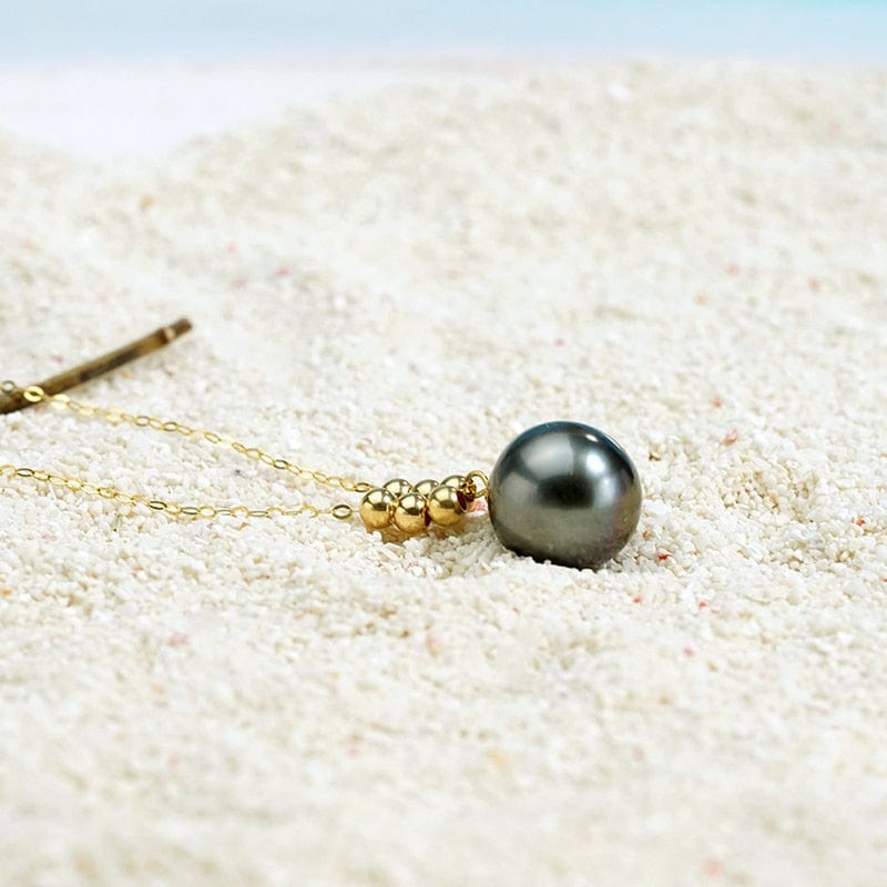 Pendentifs Perles de Tahiti – 10–11 mm Or 18K – Nacréa Tahiti