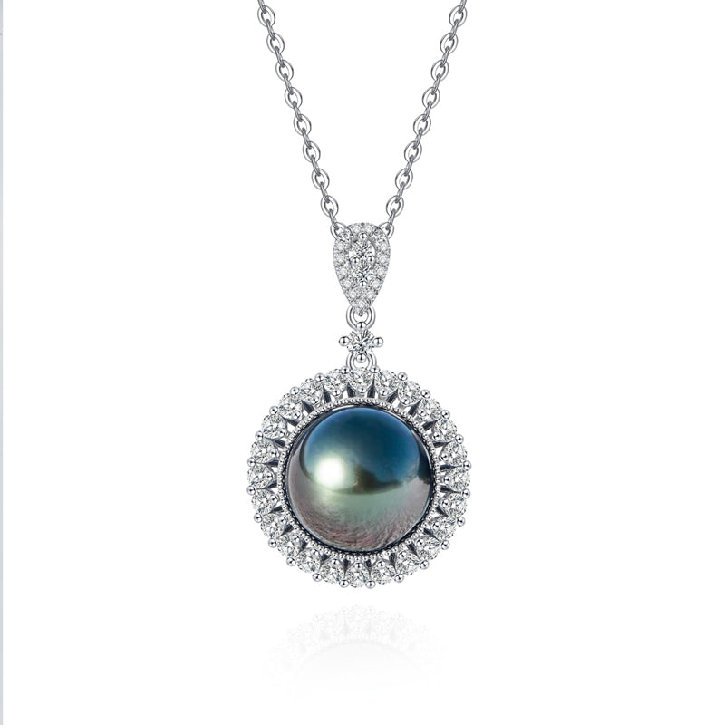 Pendentif Perle de Tahiti – 12–13 mm Argent 925 – Nacréa Tahiti