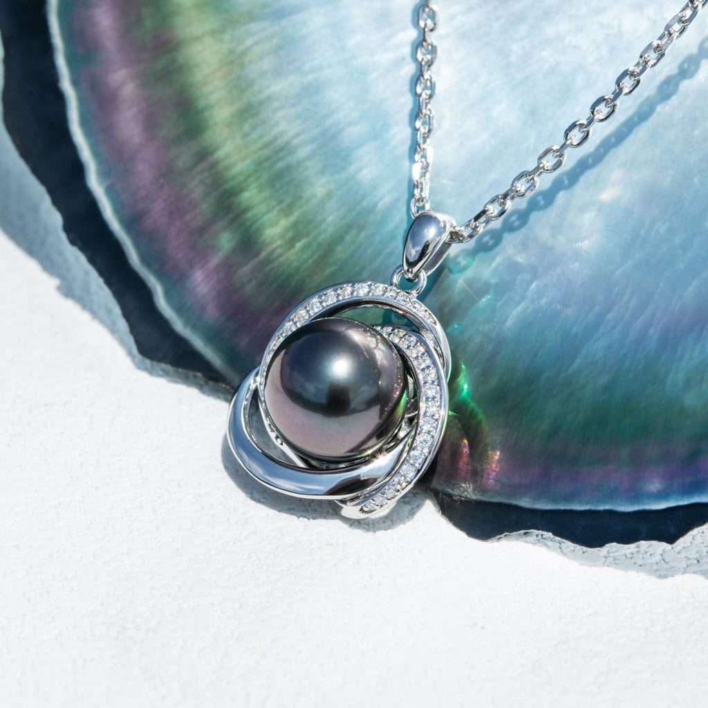 Pendentif Perle de Tahiti – 10–11 mm Argent – Nacréa Tahiti