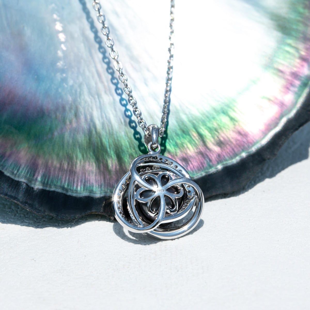 Pendentif Perle de Tahiti – 10–11 mm Argent – Nacréa Tahiti
