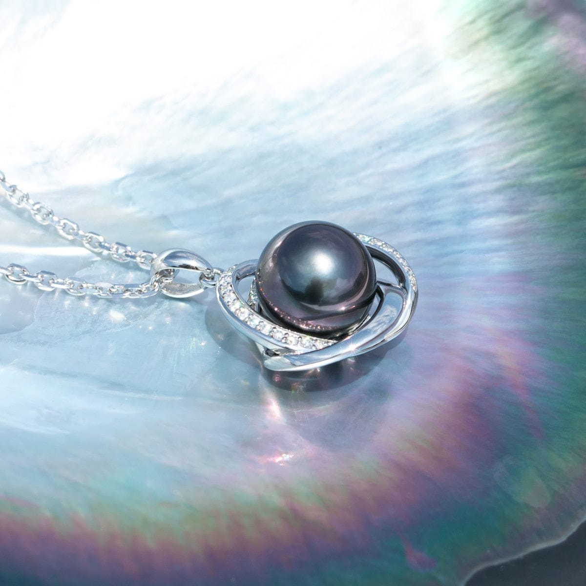 Pendentif Perle de Tahiti – 10–11 mm Argent – Nacréa Tahiti