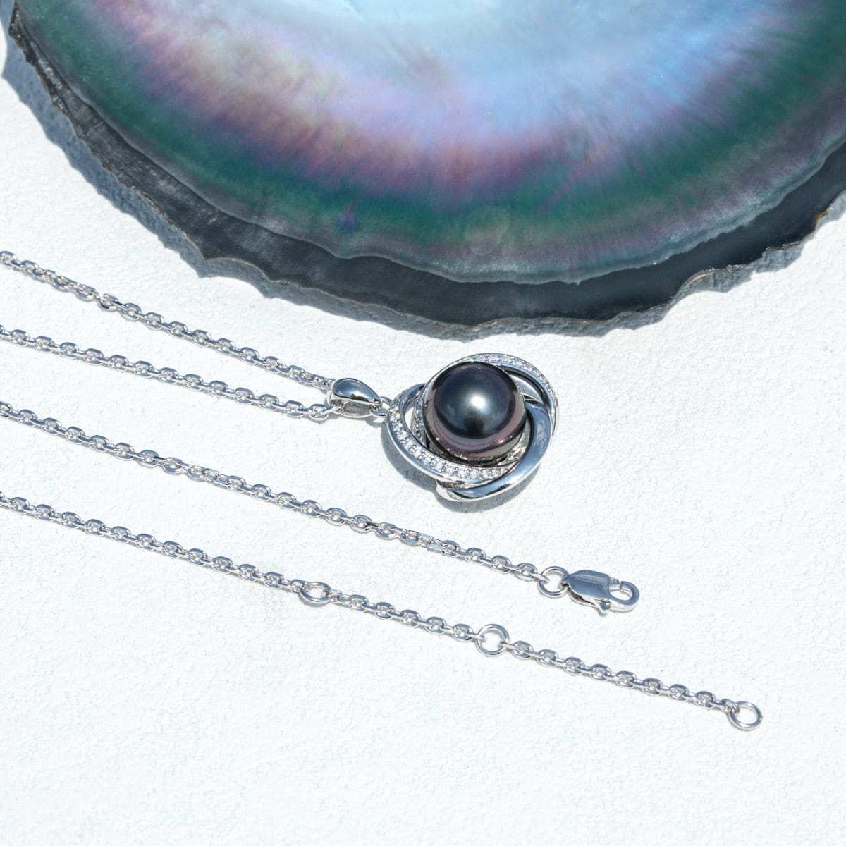 Pendentif Perle de Tahiti – 10–11 mm Argent – Nacréa Tahiti