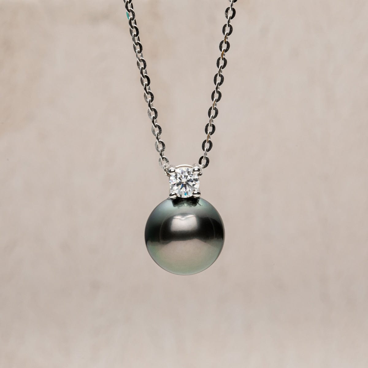 Pendentif Perle de Tahiti – 9–10 mm Argent 925 AAA 2 – Nacréa Tahiti