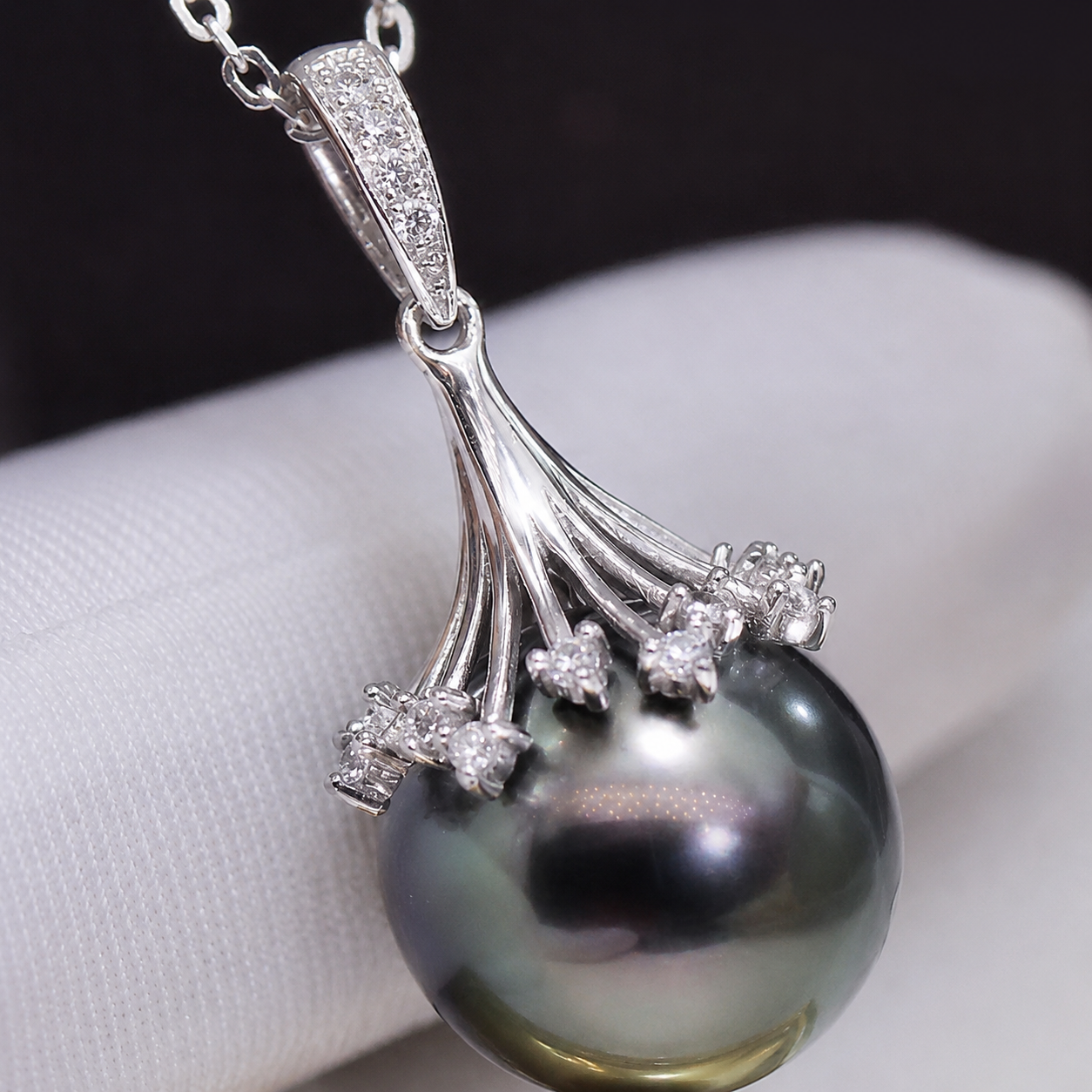 Pendentif Perle Noire de Tahiti – Argent 925