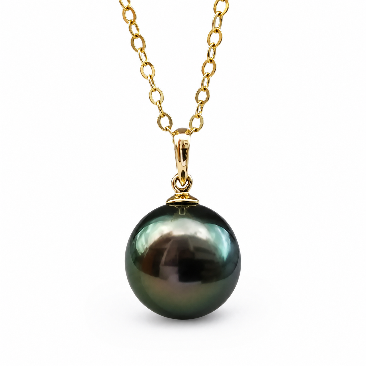 Collier Perle de Tahiti Bleue