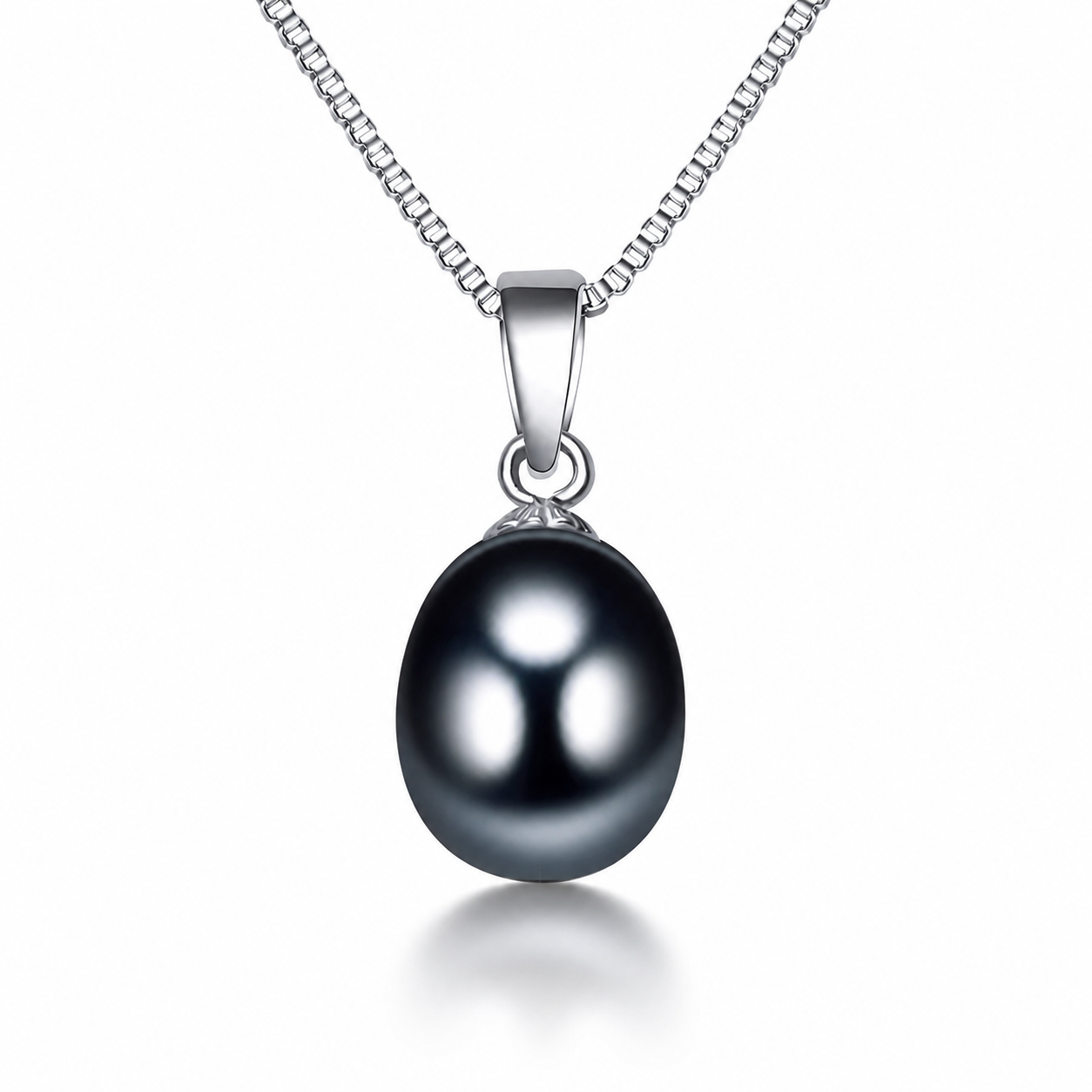 Collier Pendentif Perle de Tahiti – Argent 925