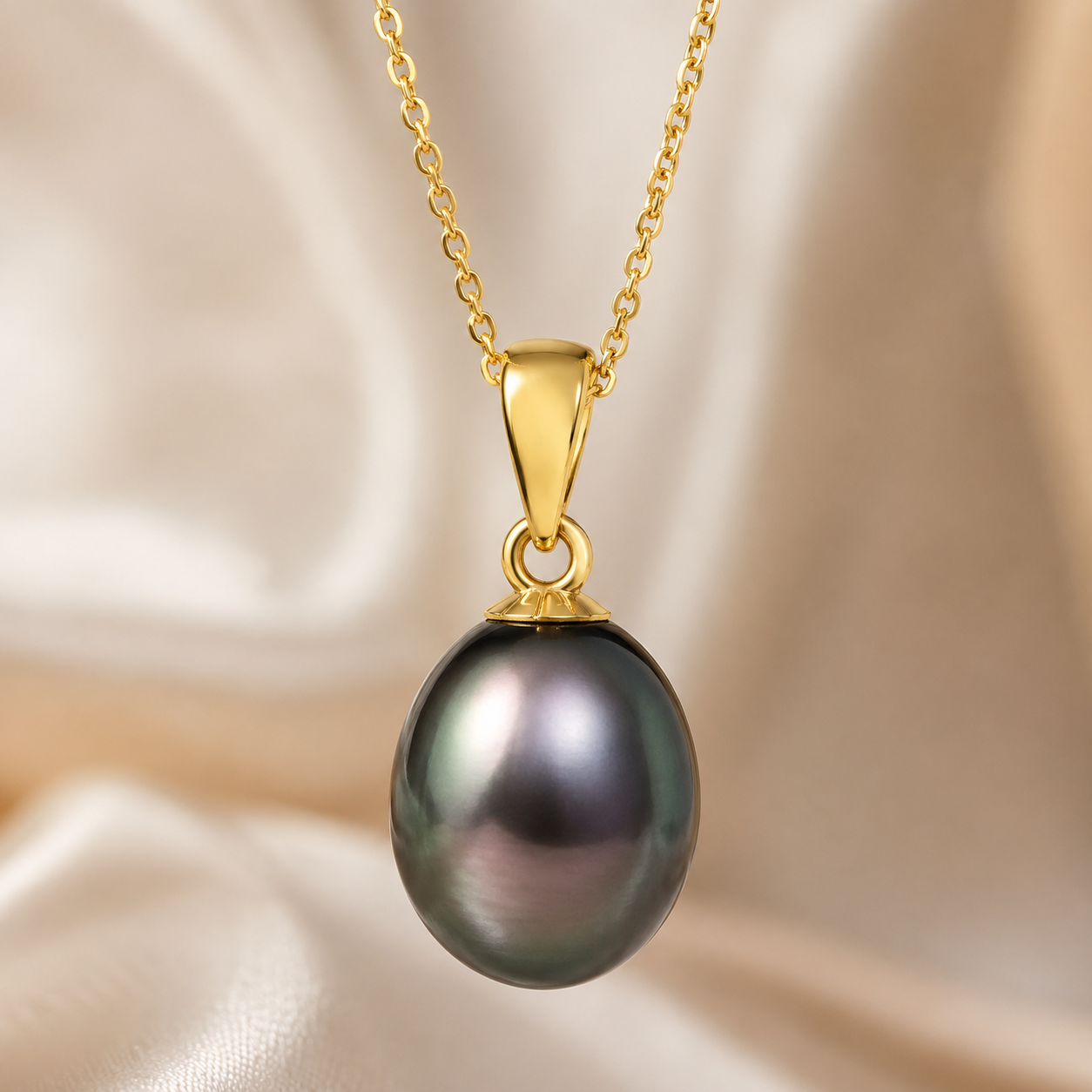 Collier Pendentif Perle de Tahiti – Or 18K