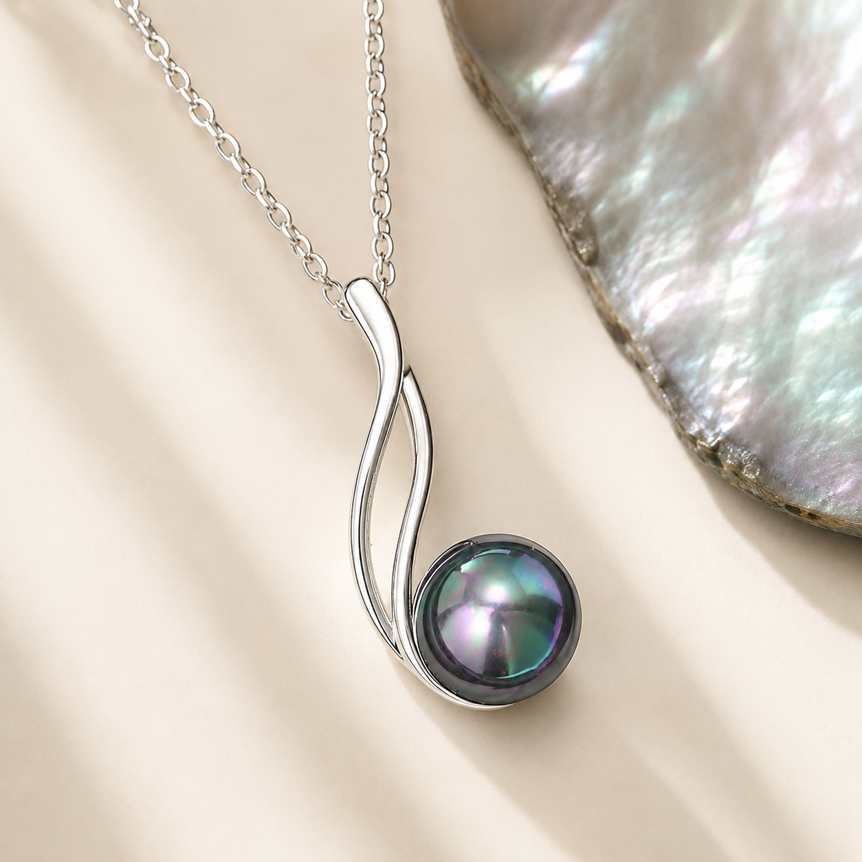 Collier Perle de Tahiti Multicolore