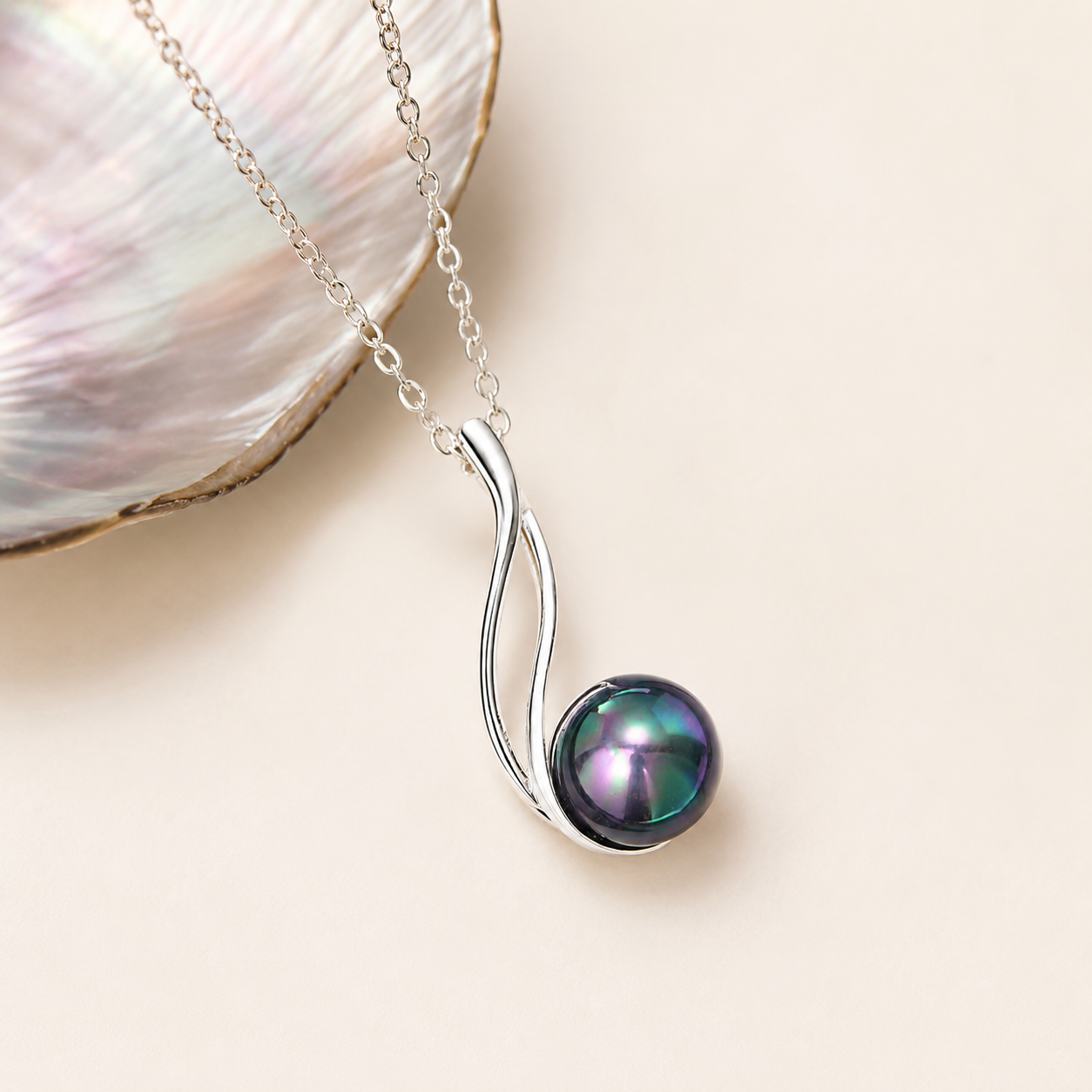 Collier Perle de Tahiti Multicolore