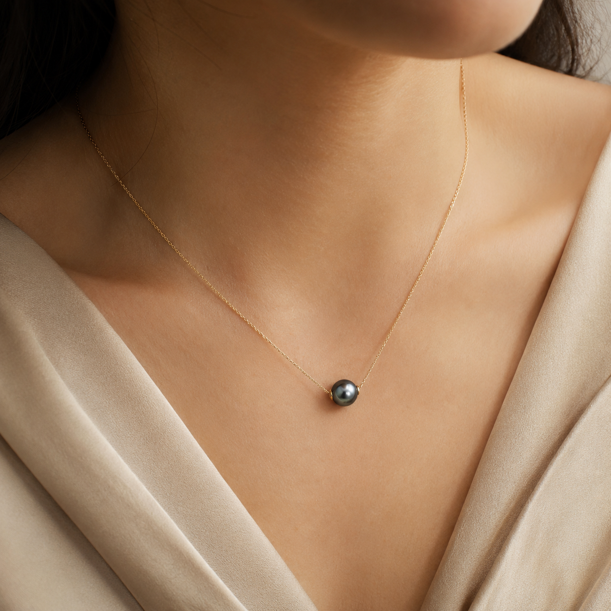 Pendentif Perle de Tahiti – Or 18K