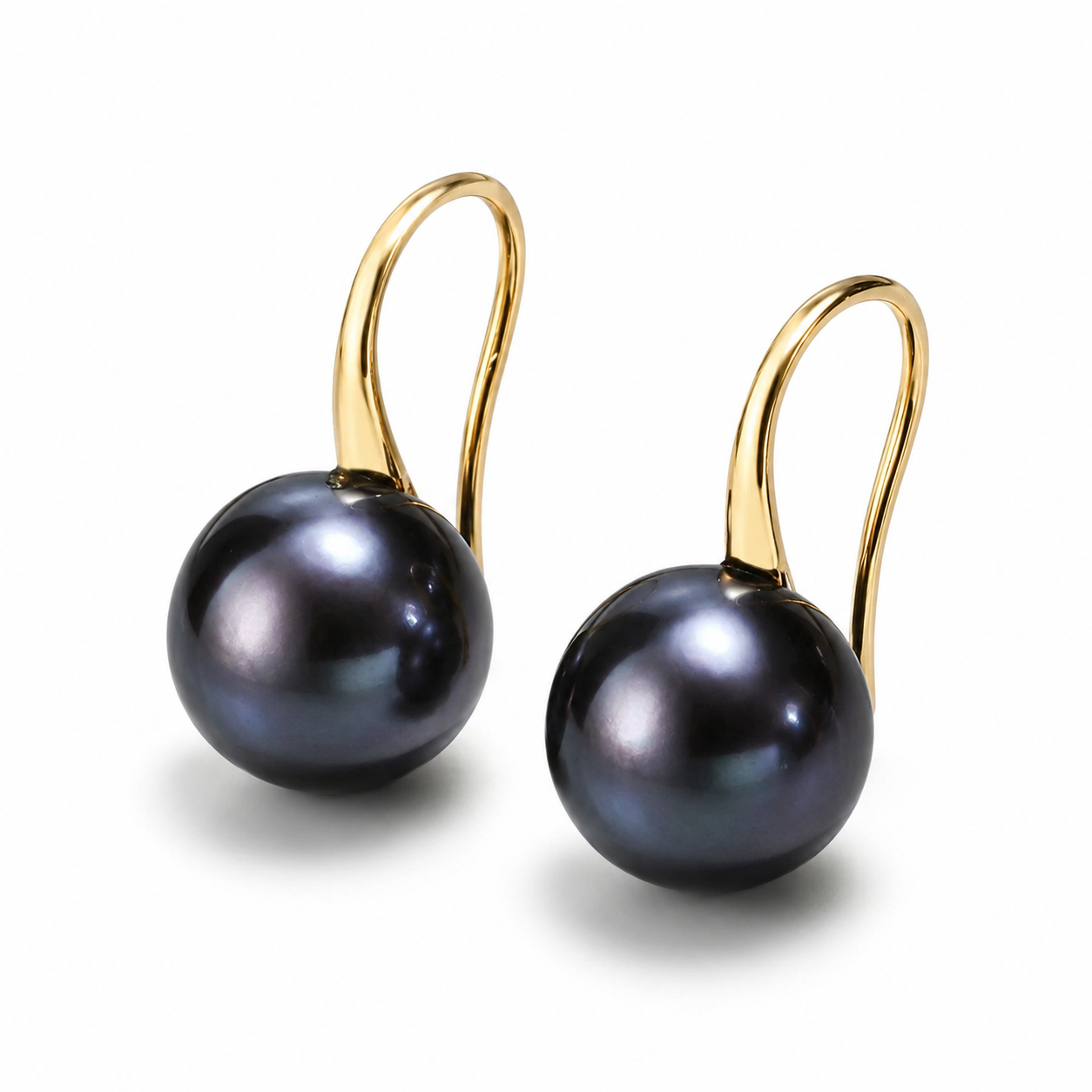 Boucles d'Oreilles Perle de Tahiti AAAA 8-9 mm