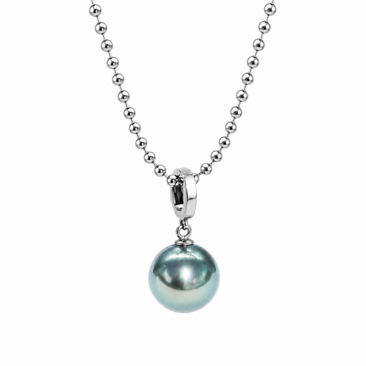 Collier Ras de Cou Perle de Tahiti – 9–13 mm Argent