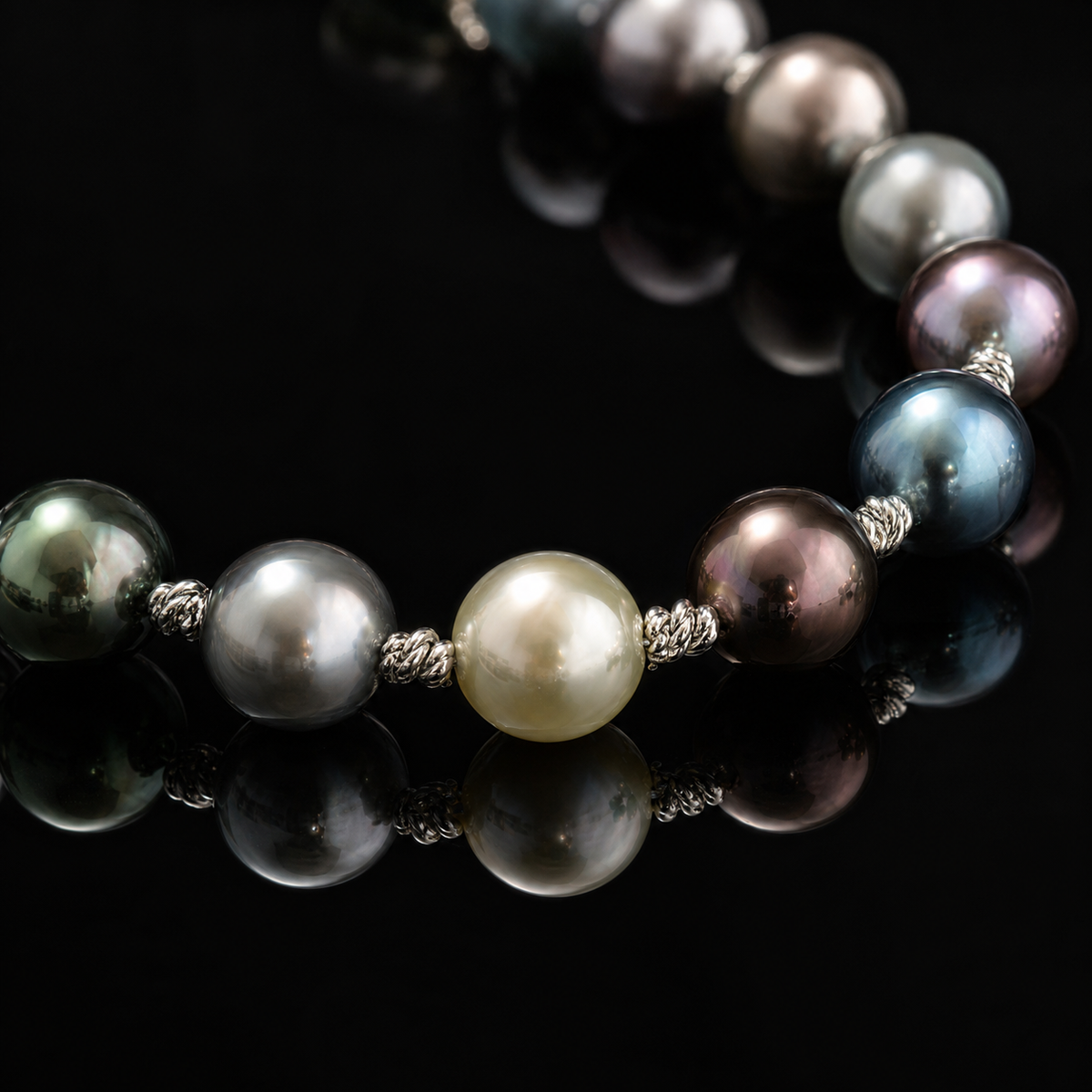 Collier de Perle Tahiti – 9–10 mm Or 18K