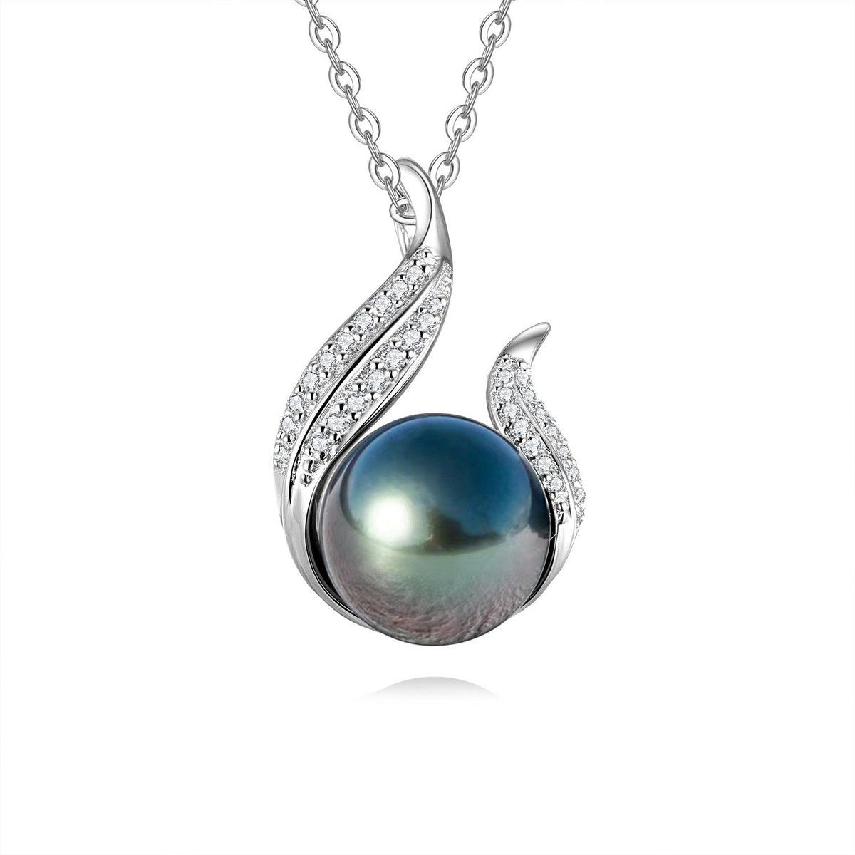 Pendentif Perle de Tahiti – Monture Minimaliste Argent 925 – Nacréa Tahiti