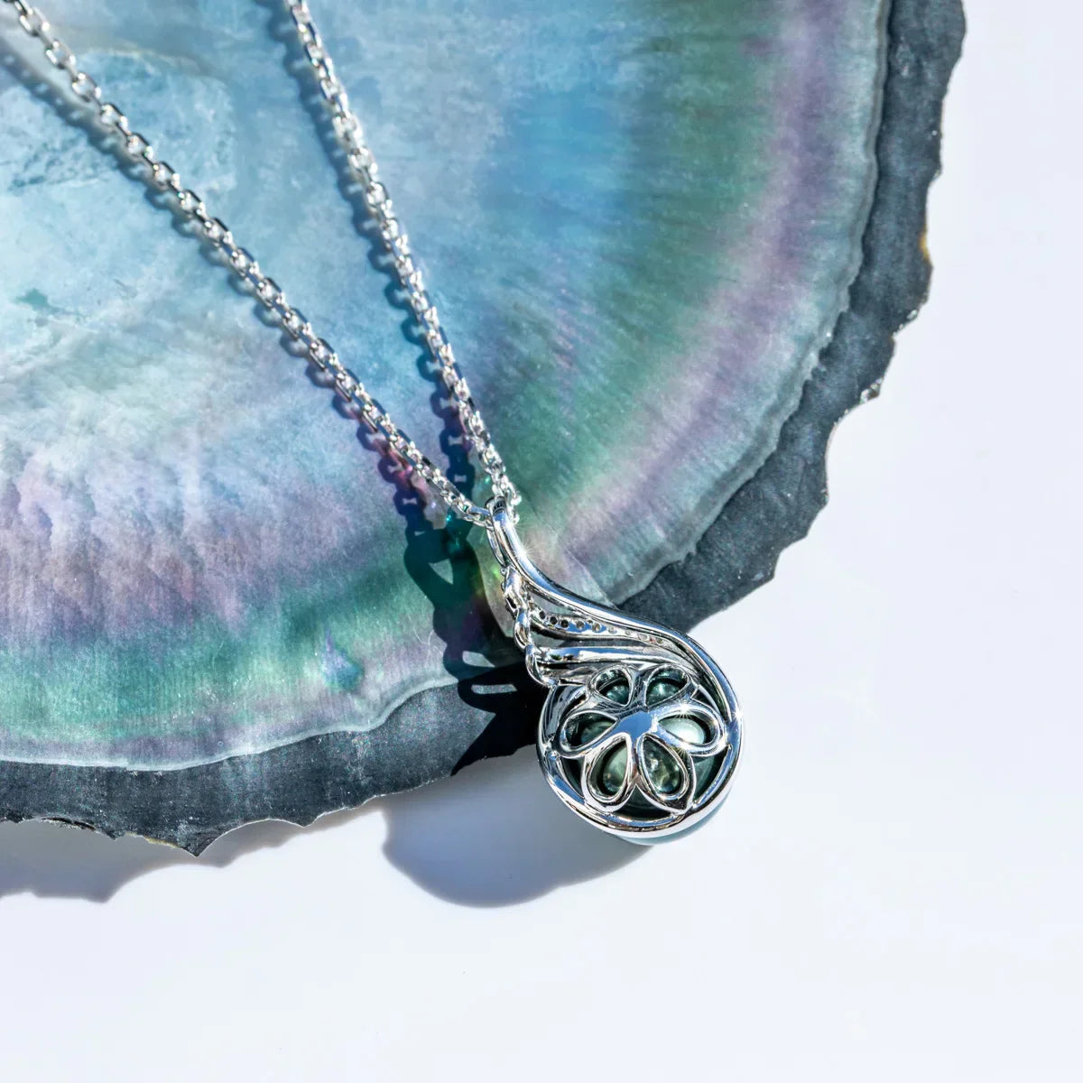 Collier avec Perle de Tahiti – Argent – Nacréa Tahiti