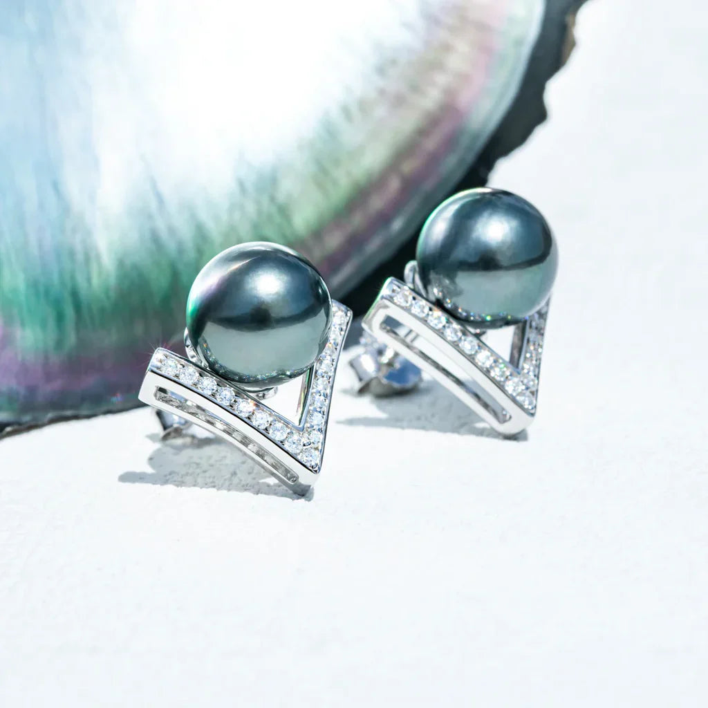Creole Perle de Tahiti – 9–10 mm Argent – Nacréa Tahiti