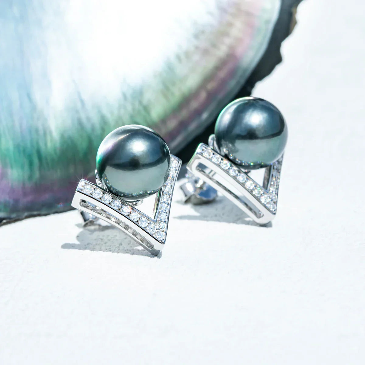Creole Perle de Tahiti – 9–10 mm Argent – Nacréa Tahiti