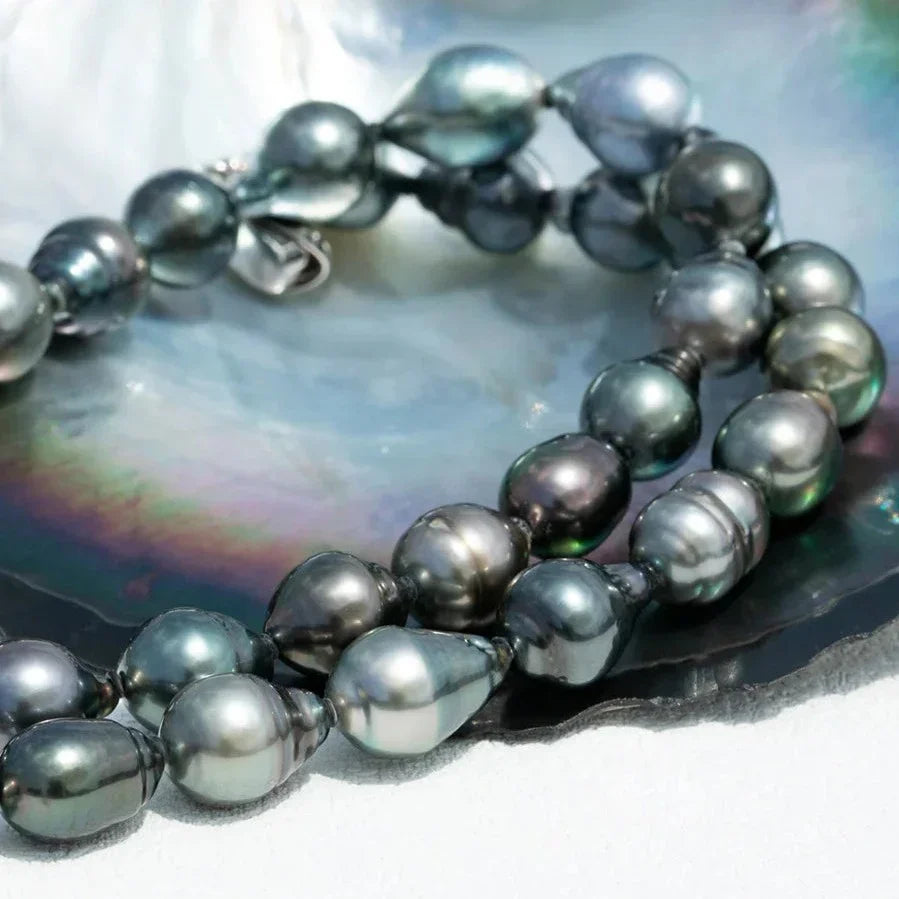 Collier en Perle de Tahiti – 10–11 mm Argent – Nacréa Tahiti
