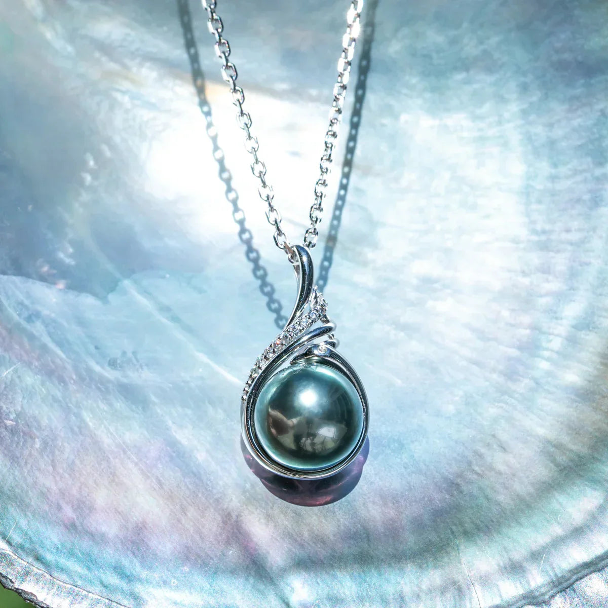 Collier avec Perle de Tahiti – Argent – Nacréa Tahiti