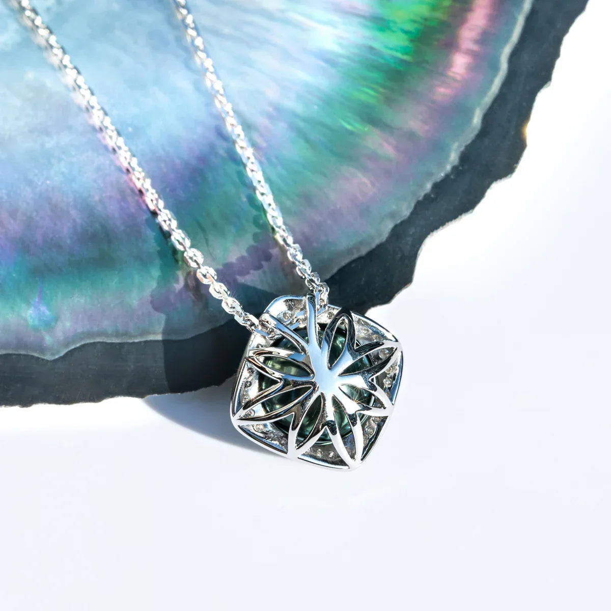 Pendentif Perle de Tahiti Argent – 11–12 mm – Nacréa Tahiti
