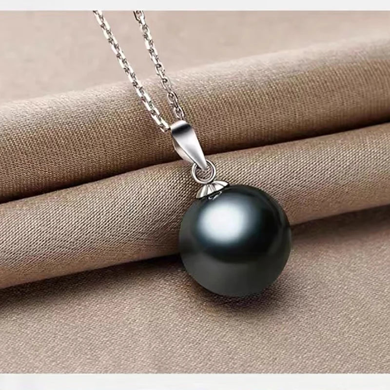 Pendentif Perle de Tahiti Noire Femme – Argent 925