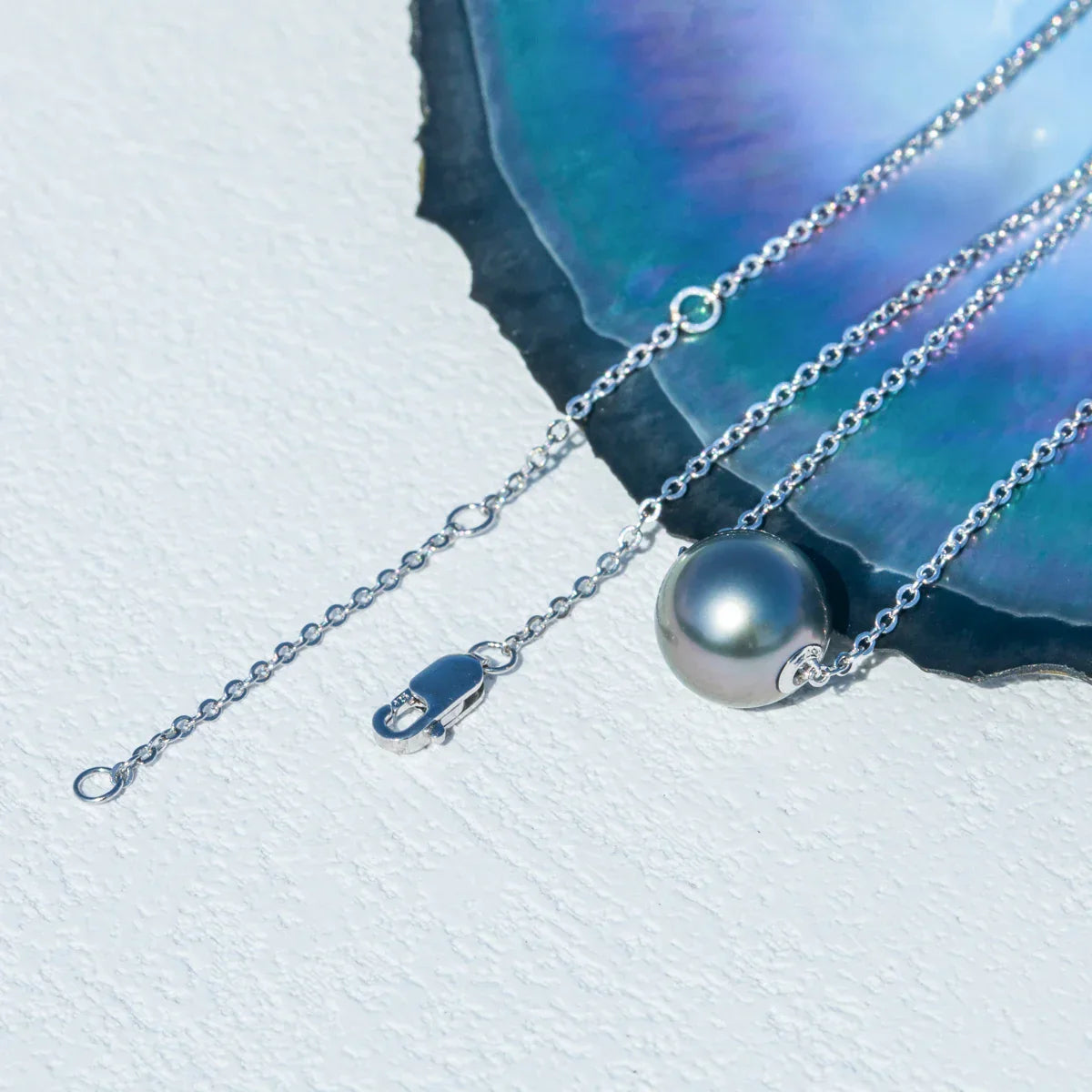 Ras de Cou Perle de Tahiti – 9–13 mm Argent – Nacréa Tahiti