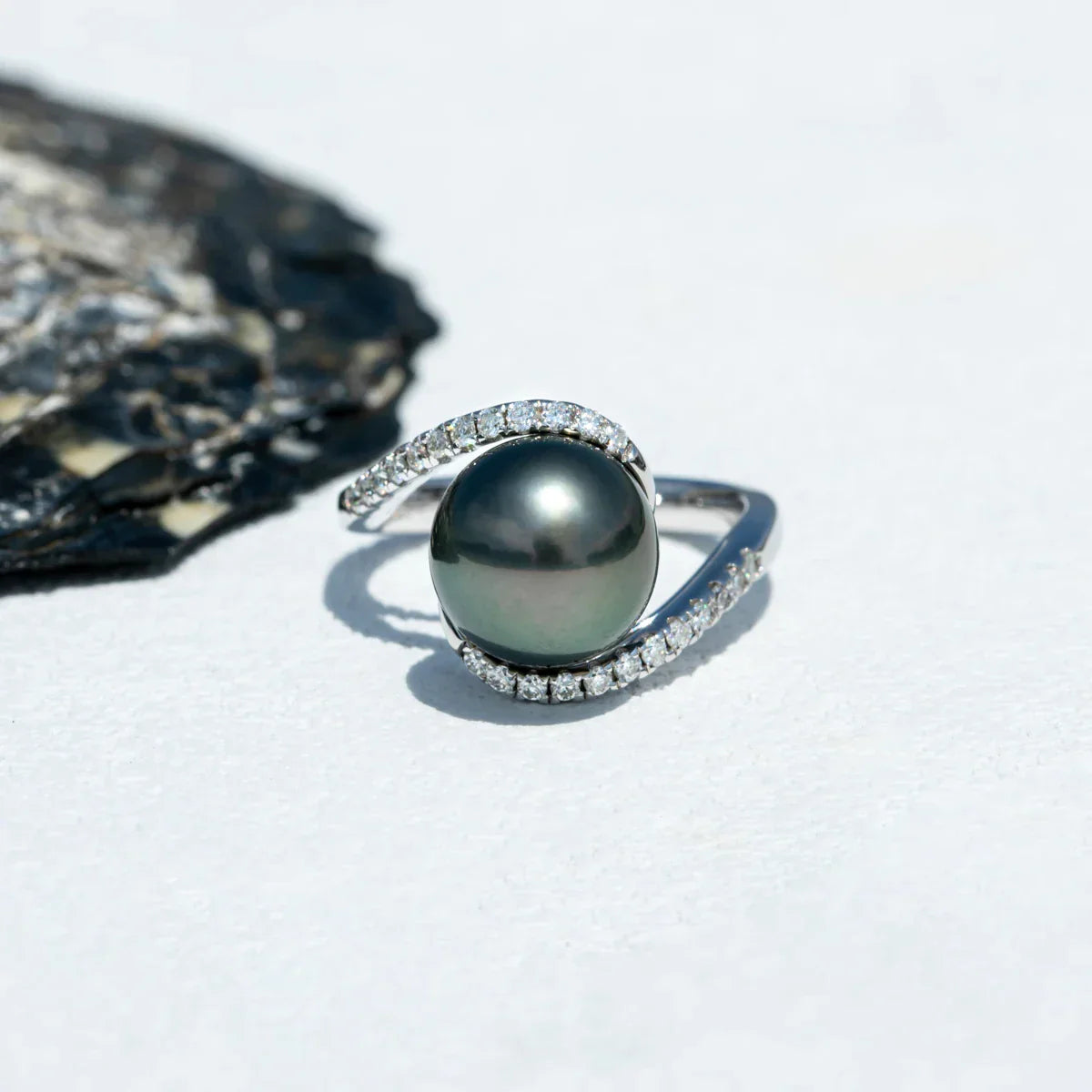 Bague Perle de Culture Tahiti – 10–11 mm Argent – Nacréa Tahiti