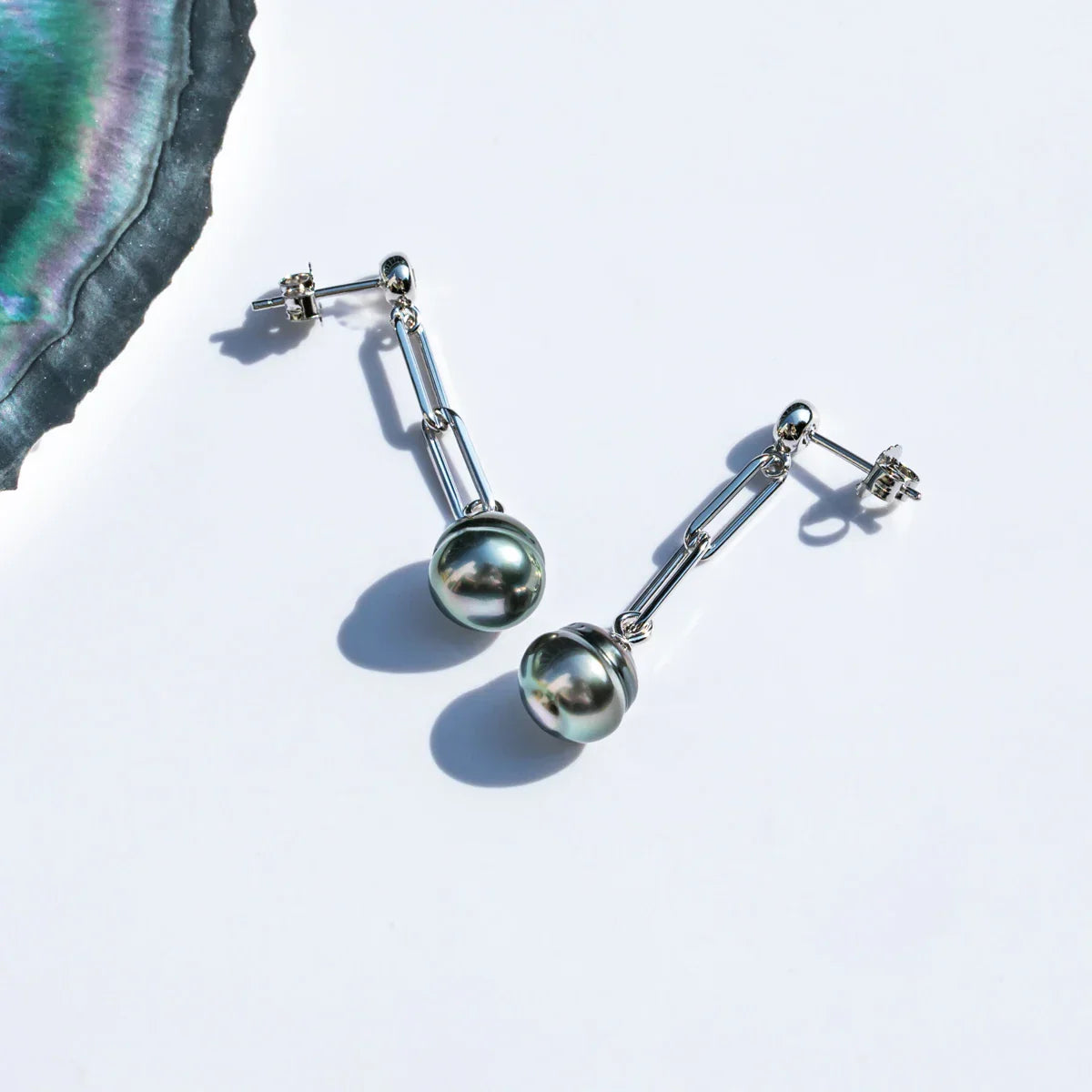 Perle Baroque de Tahiti – 9–10 mm Argent – Nacréa Tahiti