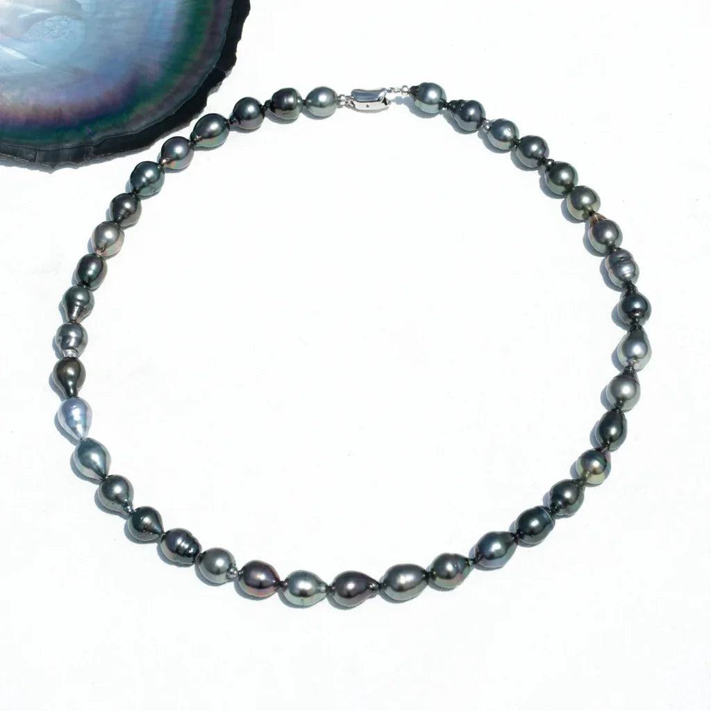 Collier en Perle de Tahiti – 10–11 mm Argent – Nacréa Tahiti