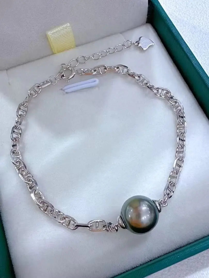 Bracelet Perle de Tahiti Noire AAAA 10-11 mm
