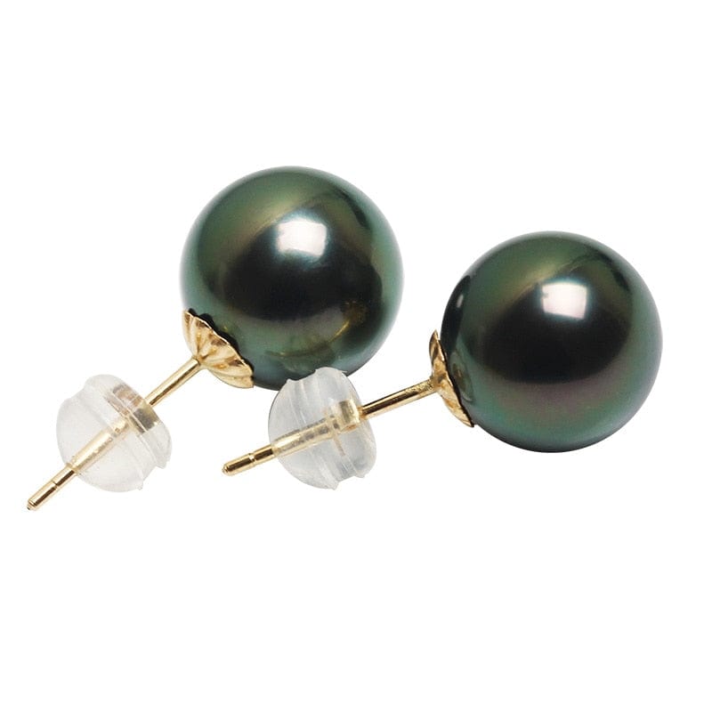 Boucles d'oreilles Perle de Tahiti – 10–11 mm Or 18K – Nacréa Tahiti