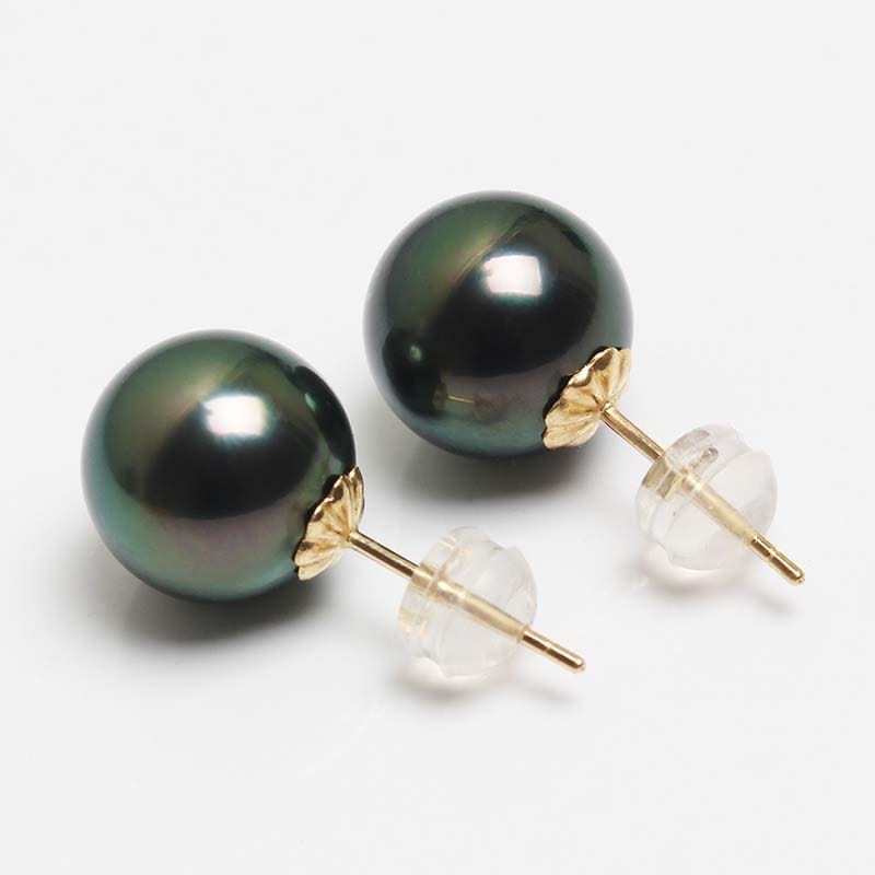 Boucles d'oreilles Perle de Tahiti – 10–11 mm Or 18K – Nacréa Tahiti
