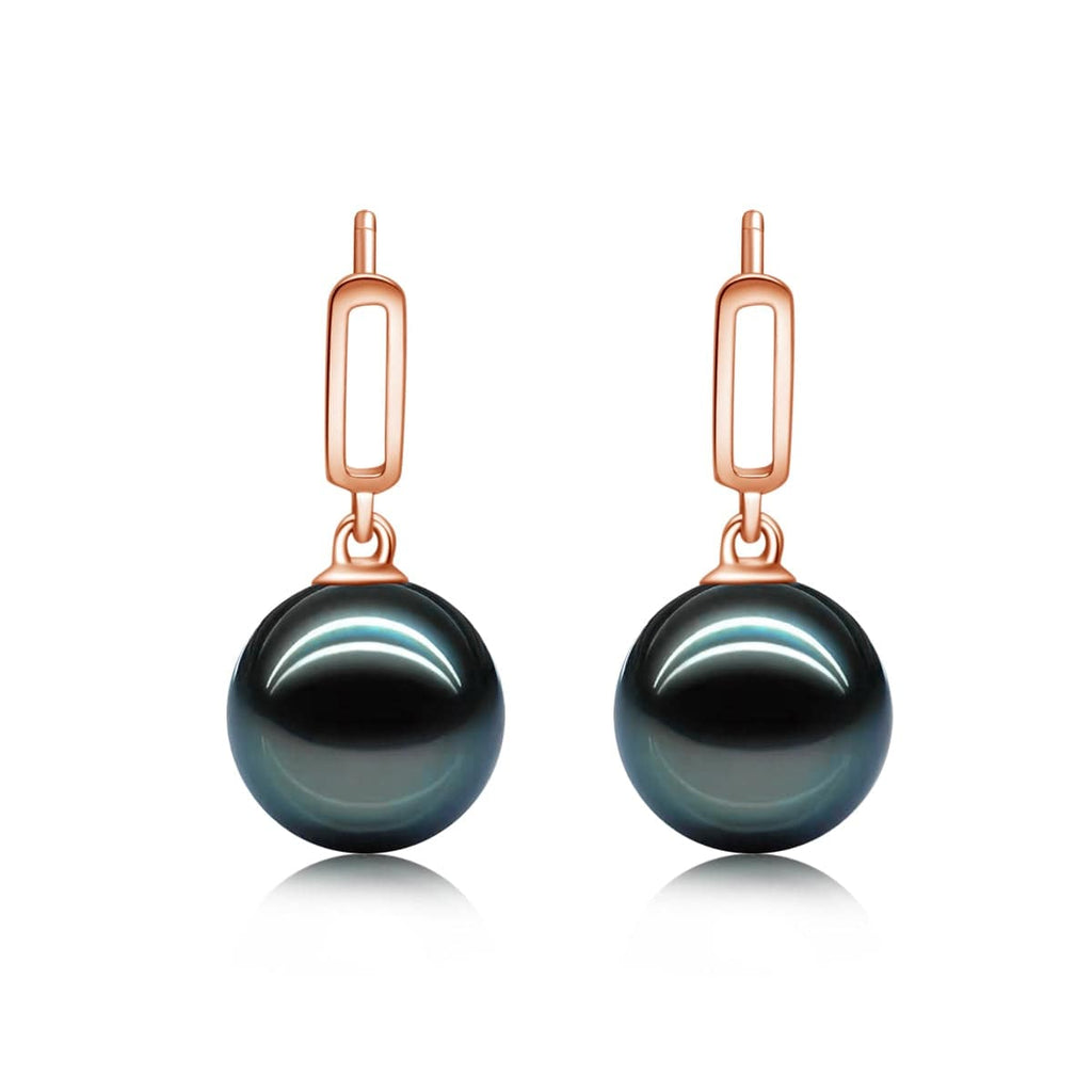 Perle de Tahiti Boucles D'Oreille – 8–9 mm Or 18K – Nacréa Tahiti