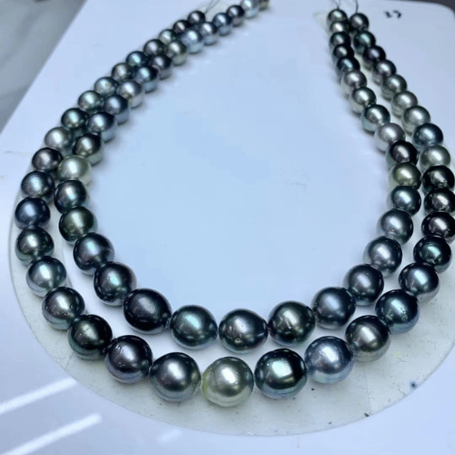 Collier de Perles de Tahiti – 7–10 mm Argent – Nacréa Tahiti