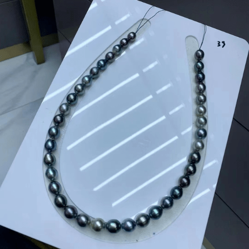 Collier de Perles de Tahiti – 7–10 mm Argent – Nacréa Tahiti