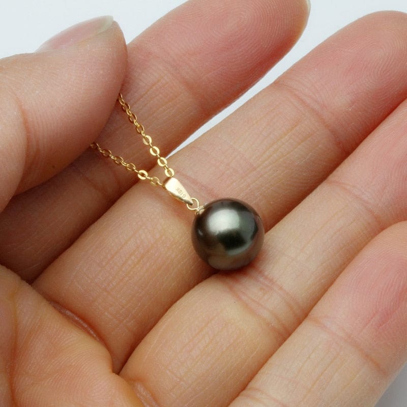Pendentif Perle de Tahiti – 9–13 mm Or 18K – Nacréa Tahiti