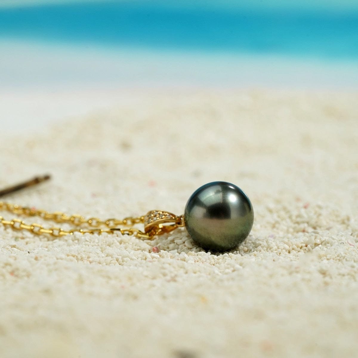 Pendentif Perle de Tahiti – 10–11 mm Or 18K – Nacréa Tahiti