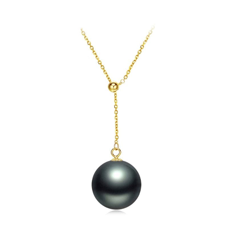 Pendentif Perle de Tahiti – 9–11 mm Or 18K – Nacréa Tahiti